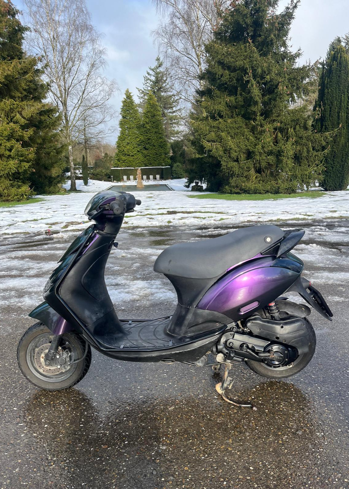 Piaggio Zip 4T - Purple Green Cameleon