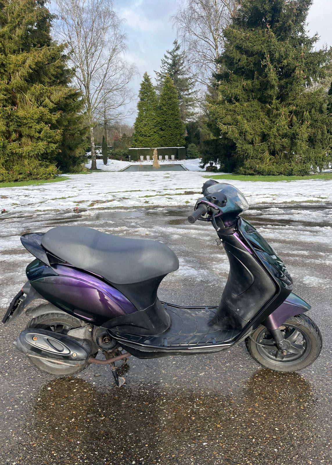 Piaggio Zip 4T - Purple Green Cameleon